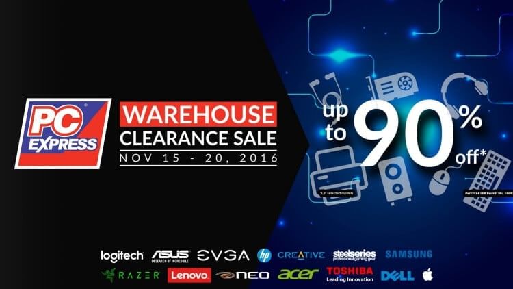 Get Up To 90 Off At The Pc Express Warehouse Clearance Sale Noypigeeks Get Up To 90 Off At The Pc Express Warehouse Clearance Sale Noypigeeks