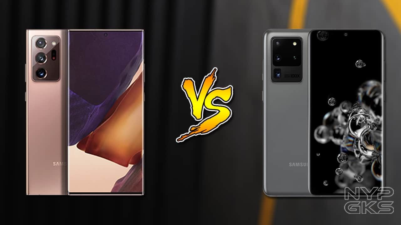 Samsung Galaxy Note 20 Ultra Vs Galaxy S20 Ultra Specs Comparison Noypigeeks