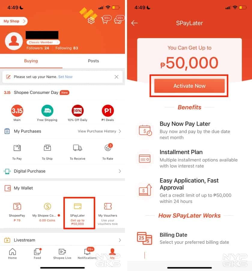 how to activate shopee wallet Boris Johnston