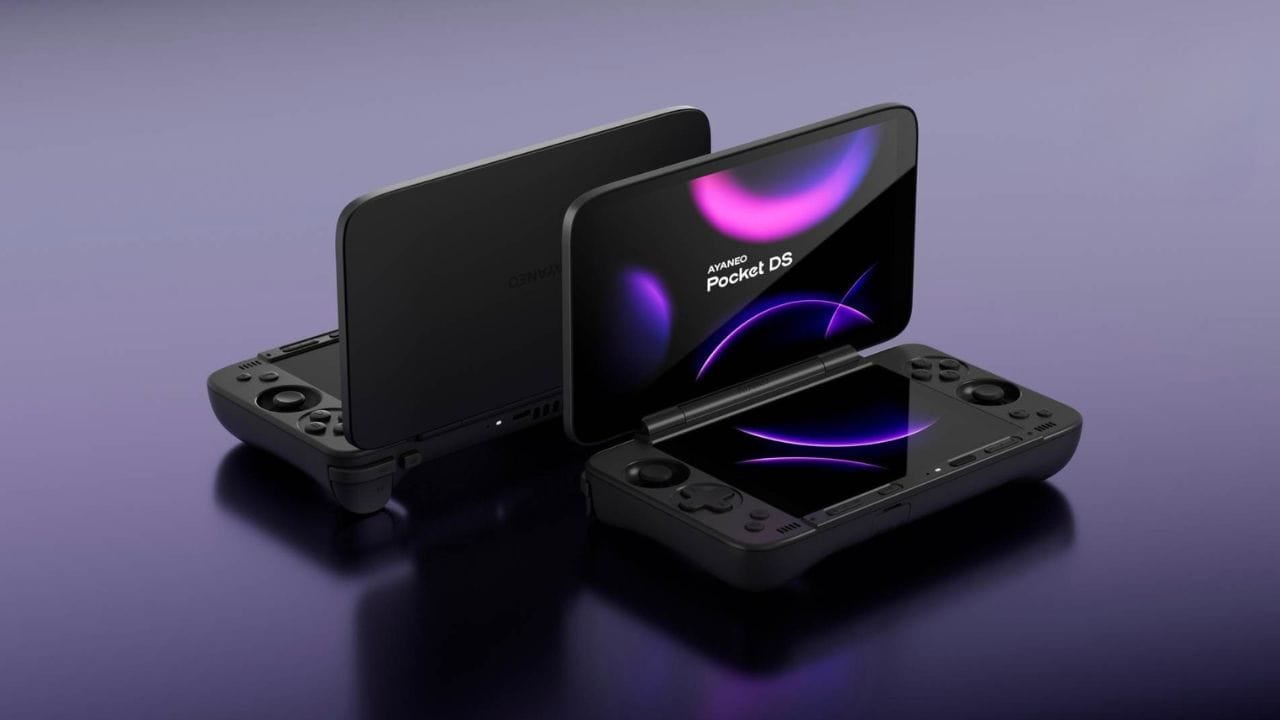 Ayaneo Pocket DS: Dual screen, Snapdragon G3x Gen 2 CPU, 8000mAh